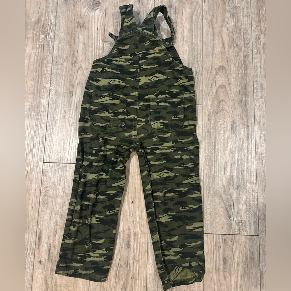 Carhartt Kids Green Camouflage Overalls 4T - Picture 4 of 4